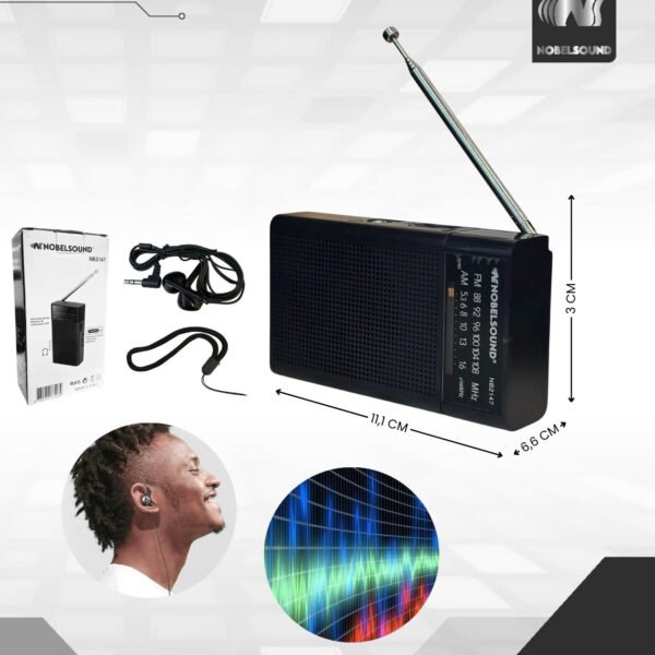 Mini Radio Portátil AM/FM
