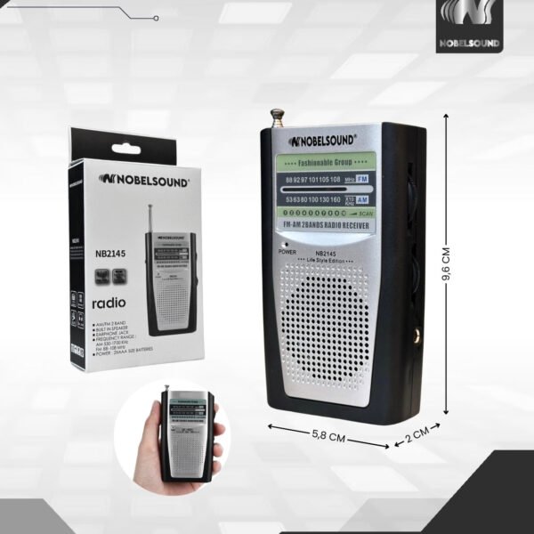Mini Radio Portátil — Ref. NB2145