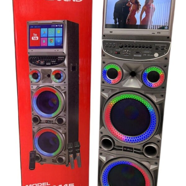 Parlante Torre PK Sound con Pantalla y Luces LED PK-S1415