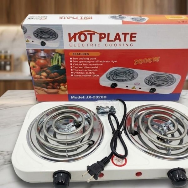 Estufa Eléctrica de 2 Puestos Hot Plate