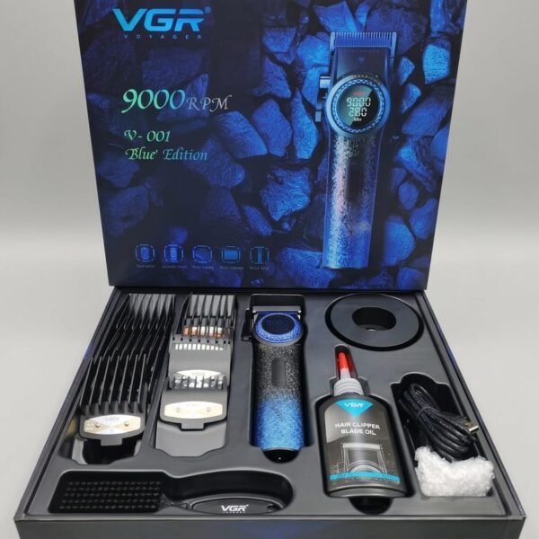 Máquina de Corte de Cabello Inalámbrica VGR V-001 Blue Edition