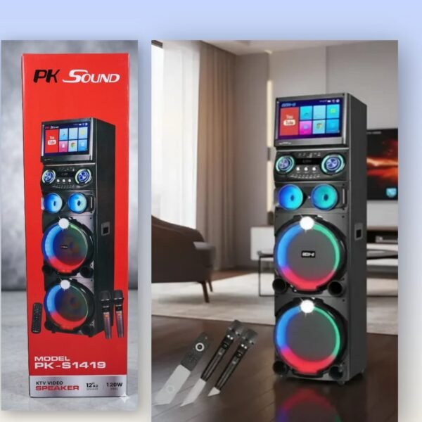 Parlante Torre PK Sound con Pantalla y Luces Led PK-S1419