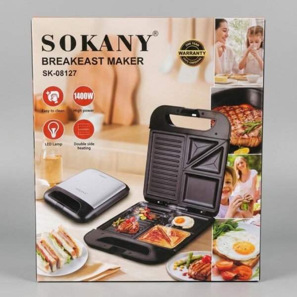 Sandwichera Sokani 3 en 1